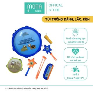  Đồ chơi cho bé Bộ âm thanh trống, lắc, kèn - Hàng chính hãng