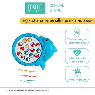  Đồ chơi cho bé Hộp câu cá 15 cái mẫu cá heo pin - Hàng chính hãng