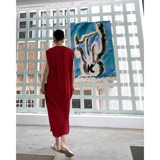 Váy đũi linen đôn vai Jocasta Eclipse Clothing