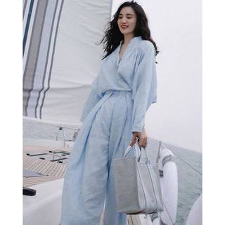 Set đũi vân bo cúc ống Eclipse Clothing