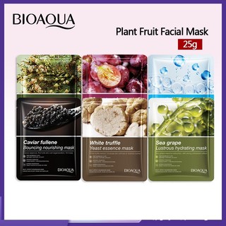 Combo 10 mặt nạ bioaqua chiết xuất từ hoa và trái cây thiên nhiên 25g