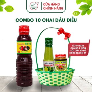 Combo 10 Chai Dầu màu điều Win Win 230ml Khang Phát Foods