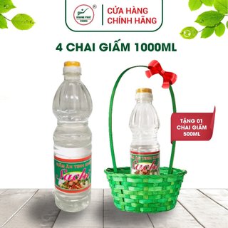 Giấm ăn tinh khiết Sachi chai 1000ml/500ml Khang Phát Foods
