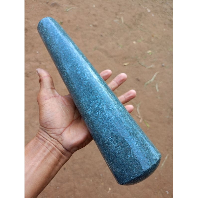 Chày đá xanh dài 30cm  đã đánh bóng đầu chày