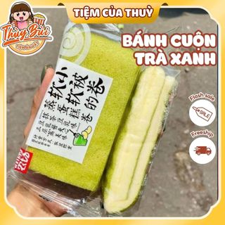 1 Cái) Bánh Cuộn Bông Lan Tiramisu Đài Loan, Nhân Kem Ngọt Thanh Nhẹ, Bánh Mix Đài Loan, Bánh Tươi