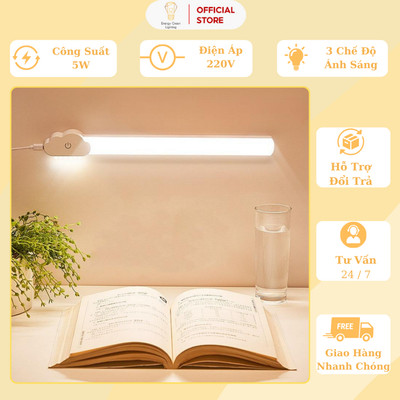 Đèn Led Dán Tường - Dán Tủ Energy Green Lighting Đèn Đọc Sách Học Bài Làm Việc Hình Đám Mây DT-513