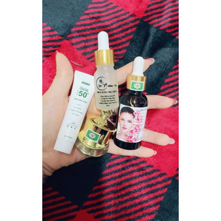 1 combo 3 món ,tái tạo ,kem dưỡng ,serum phục hồi (tặng kèm tuýp chống nắng)