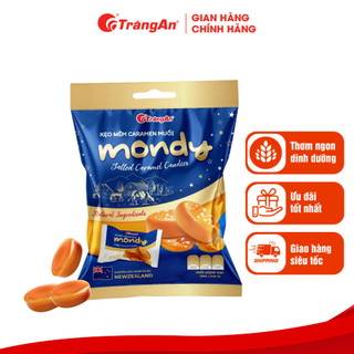 Combo 2 gói kẹo Chewy Caramel Muối túi 180g, hàng chính hãng thương hiệu Tràng An