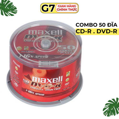 Combo 50 đĩa trắng CD/DVD,đĩa trắng DVD/CD