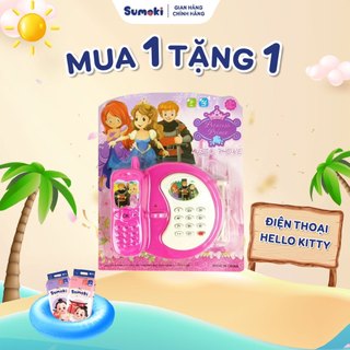 Điện thoại Hello Kitty cho bé - Mua 1 bịch bỉm tặng quà