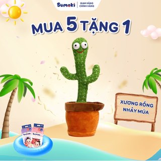 Xương rồng nhảy múa, xương rồng nhại tiếng - Mua 5 bịch bỉm Sumoki tặng quà