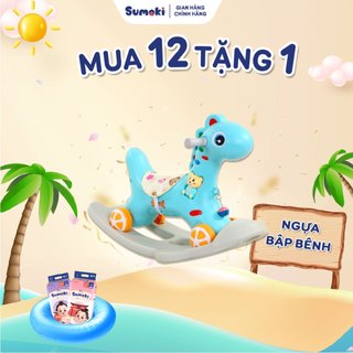 Ngựa bập bênh cho bé - Mua 12 bịch tã bỉm Sumoki Nhật Bản tặng quà