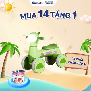 Xe chòi chân hiệp sĩ, xe chạy cho bé - Mua 14 bịch bỉm Sumoki Nhật Bản tặng quà