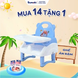 Ghế ăn dặm cho bé - Mua 14 bịch tã bỉm Sumoki Nhật Bản tặng quà