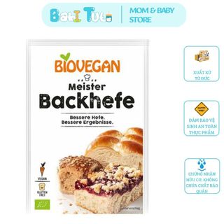 Men nở hữu cơ biovegan đức dùng để làm bánh cho bé, bột nở hữu cơ biovegan đức loại cao cấp gói 7g