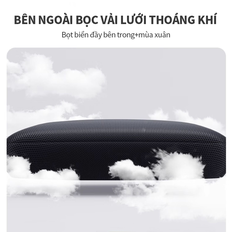 Ghế văn phòng AIODIY Ghế công thái học Có thể xoay, điều chỉnh độ cao có bánh xe | BigBuy360 - bigbuy360.vn
