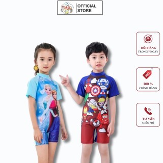 Đồ Bơi Bé Trai Thương Hiệu Sportkids Dành Cho Bé Từ 4 -10 Tuổi Vải Co Giãn Thoàng Mát