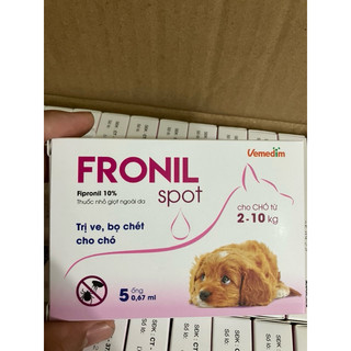 Nhỏ gáy phòng ve ghẻ rận bọ chét chó trong 4 tuần và chó 2-40 kg