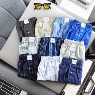 Quần Đùi Nam Kate Cotton 100% Mềm Mịn Thoáng Mát YOU Underwear Mặc Ngủ Thoải Mãi Form 45-95kg.