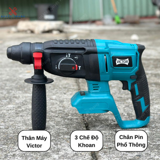 Thân máy khoan bê tông pin victor chân pin makita m21 khoan bê tông 3 chức năng điện máy quyết trang