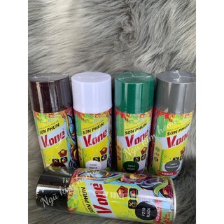 Sơn xịt v one màu inox chống chảy sơn chai 400ml