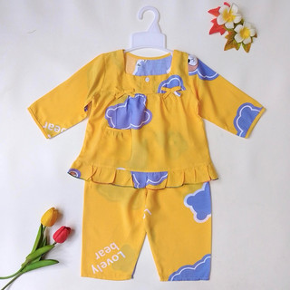 7-42kg bộ lanh/ tole tay dài quần dài bé gái