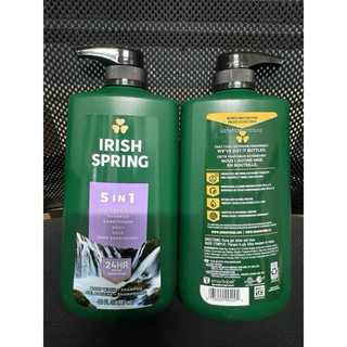 Sữa tắm gội toàn thân cho nam Irish Spring 5 in 1 _[HÀNG MỸ CHÍNH HÃNG]