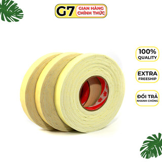 Băng dính xốp vàng, băng dính 2 mặt (giá 1 lốc)