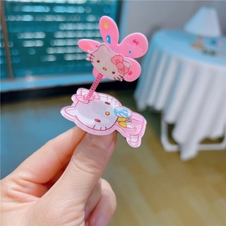 Kẹp tóc chong chóng bao đẹp bao phê hoạt hình - Kẹp tóc, dây cột tóc hình Hello Kitty