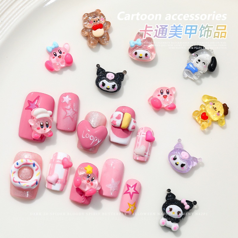 Charm hoạt hình đính móng