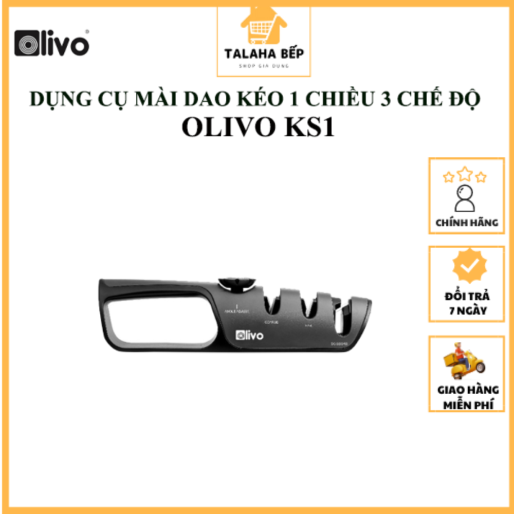 Dụng cụ mài dao Olivo KS1 mài dao theo một chiều điều chỉnh nhiều tốc độ khác nhau- Talaha