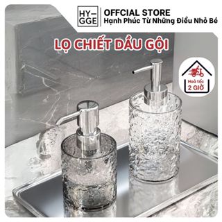 Lọ Chiết Dầu Gội Sữa Tắm Nhỏ Gọn HYGGE Bền Bỉ, Chai Chiết Đa Năng Có Thể Mang Đi Du Lịch Tiện Lợi