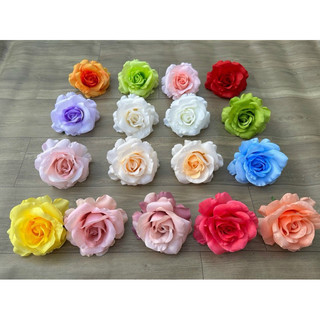 Đầu Bông Hoa Hồng Size 10cm decor hộp quà , bông tay múa , tháp , giỏ bánh