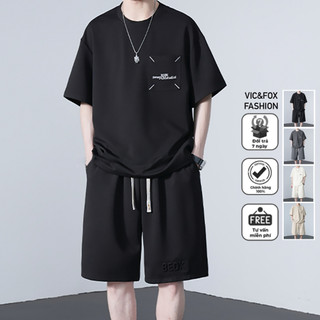 Quần Áo Nam Big Size 115kg Fox| Đồ Bộ Nam Cao Cấp | Bộ đồ nam chất cotton cá sấu mát thoáng khí | Set đồ nam nữ unisex