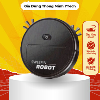 Robot quét nhà hút bụi YTECH lau nhà thông minh, Máy Hút Bụi đa chức năng giá rẻ HOT HOT