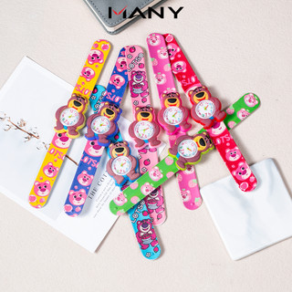 Đồng hồ tay đập trẻ em gấu dâu lotso bé gái