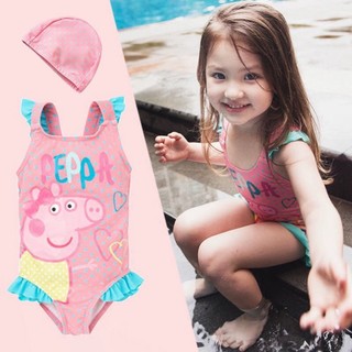 Đồ bơi bé gái Heo peppa hồng