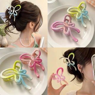 Kẹp tóc hình bướm, kẹp càng cua trong suốt hình cánh bướm, kẹp tóc cánh bướm phong cách Hàn Quốc