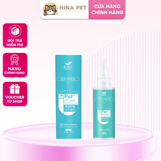 Nhỏ mắt cho chó mèo - tẩy sạch vết ố vàng nước mắt cho chó mèo Dorrikey chai lớn 60ml