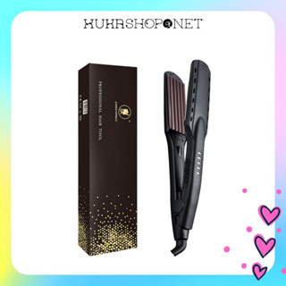 [Xukashop] Máy Bấm Tóc Xù Jadeempress Đen Nhám, Dập Xù Gợn Sóng Điều Chỉnh Nhiệt Độ [Bảo hành 3 tháng theo NSX]