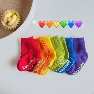 Tất (Vớ) Chống trơn trượt Cho bé trai và bé gái, Tất Trơn nhiều màu sắc, hàng loại 1