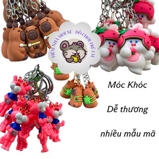 Móc khóa capybara, móc khóa kuromi, móc khóc dễ thương cute, mẫu mã đa dạng, chất liệu đẹp làm đồ trang trí, quà tặng