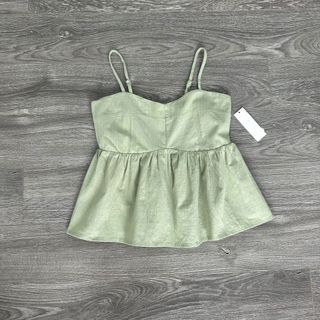 Áo dây smocking lưng xanh mint xịn xò