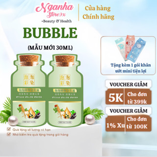 [MUA LẺ ] DẦU GỘI NHUỘM ĐEN TÓC THẢO DƯỢC BUBBLE  - TÓC BẠC HOÁ ĐEN CHỈ SAU LẦN GỘI