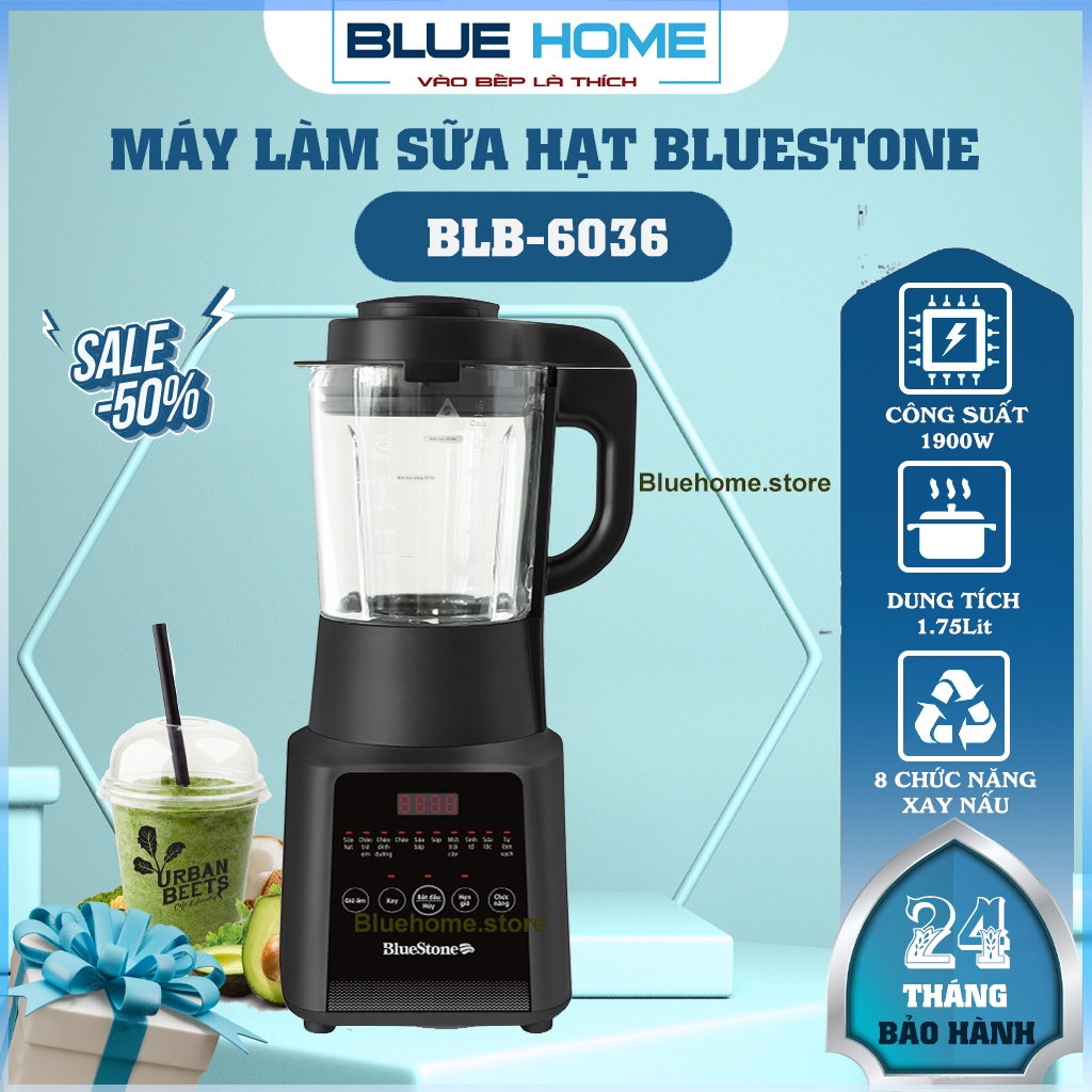 Máy Làm Sữa Hạt Bluestone BLB-6036, 1900w - 1.75Lit, BH 2 Năm