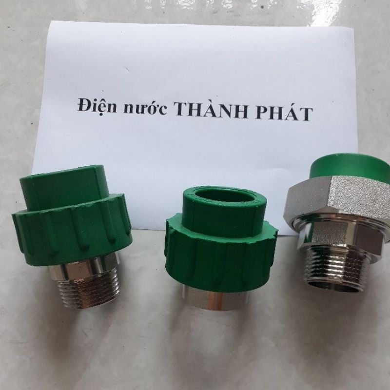 (sino/ren ppr 50)phụ kiện ống nhựa ppr 50,Cút ren trong,nối ren trong, ngoài,nối thẳng, rắc co ống n