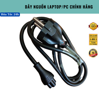 [Dây Zin] Dây Nguồn Sạc Laptop Đầu Tròn Zin Chính Hãng Cáp nguồn kết nối điện 220v-250v Tới Cục Sạc Laptop
