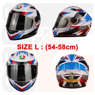 [TẶNGTÚIĐỰNG + KHĂNTRÙM + BH12THÁNG] Nón Bảo Hiểm Fullface AGU tem B01 A138
