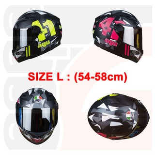 [TẶNGTÚIĐỰNG + KHĂNTRÙM + BH12THÁNG] Nón Bảo Hiểm Fullface AGU tem B01 A138
