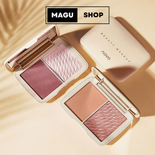 Phấn má hồng tạo viền gương mặt và đánh khối Novo Beauty Makeup - Phấn má nội địa Trung mã NV5337